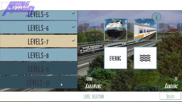 Indonesian Train Simulator Career Level 7 8 Simulasi Kereta Api Indonesia Android and IOS Game смотреть онлайн