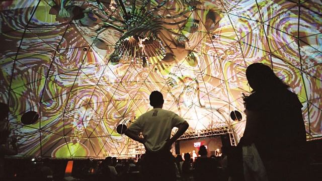 CHROMA Multiversal Dome at the 2024 Texas Eclipse Festival | Pacific Domes смотреть онлайн