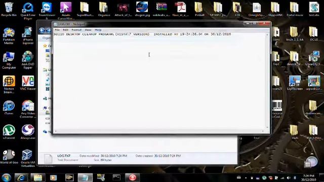 Desktop Cleanup Utility Demo смотреть онлайн