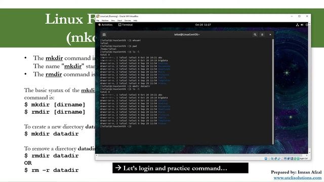 26 - Linux mkdir and rmdir commands смотреть онлайн