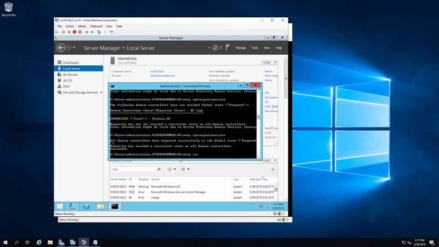 DFSRMIG for Server 2019 Domain Controller error смотреть онлайн