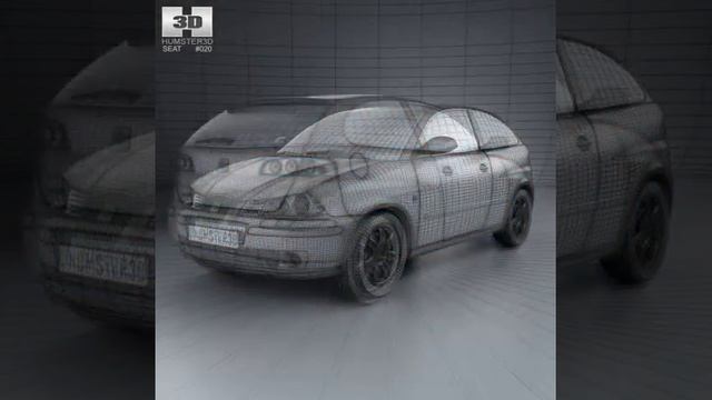 3D Model Seat Ibiza 3-door 2002 at 3DExport.com смотреть онлайн