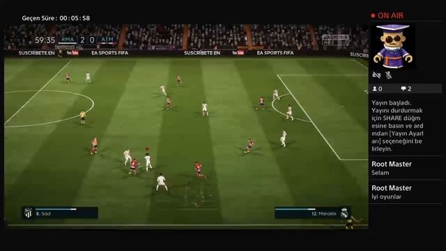 Ps4 Fifa18 Real Madrid - Atletico Madrid Canlı Yayın смотреть онлайн