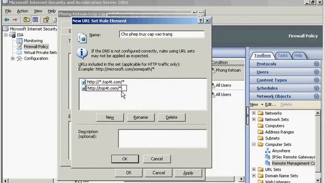 [Học Windows] Access Rule cho phép truy cập web смотреть онлайн