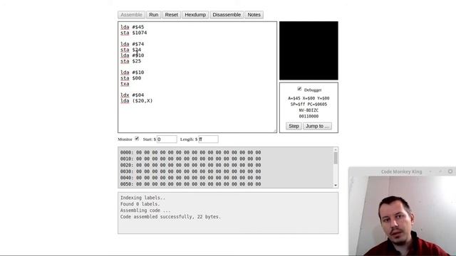 6502 assembly indirect addressing explained смотреть онлайн