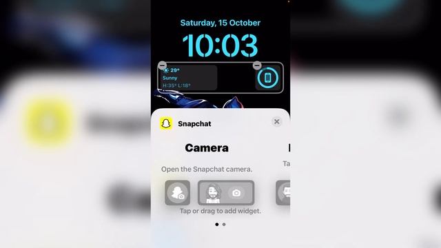 How To Add/Pinup Friend Or Group at Your Snapchat Lock Screen Widgets (iOS 16) смотреть онлайн