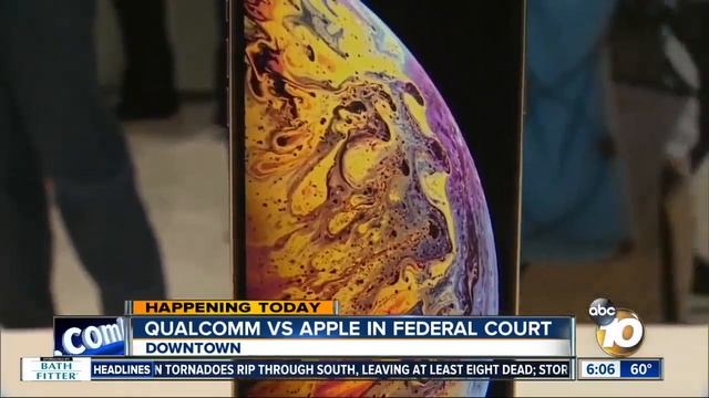 Qualcomm and Apple face off in San Diego courtroom смотреть онлайн