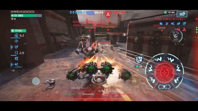 War Robots VietNam 🇻🇳 : [VNE] + [GOD] + [‘☆’] vs [262626] (Clan top1 android VN 🤣) - Clan Battle смотреть онлайн