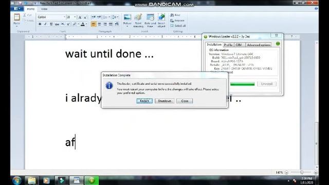 WINDOWS 7 LOADER ACTIVATE WINDOWS FREE смотреть онлайн