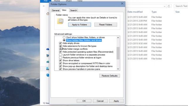 How To Show Hidden Files and Folders On Windows 10 смотреть онлайн