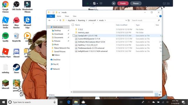 UNINSTALLING MINECRAFT MODS FOR 1.12.2, 2018, WINDOWS 10 смотреть онлайн