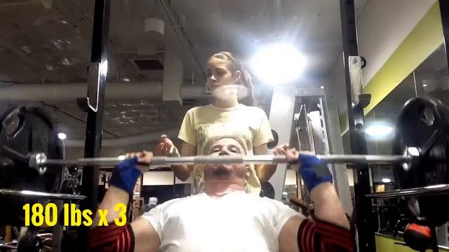 PR on Seated Overhead Press | 200 lbs x 8 смотреть онлайн
