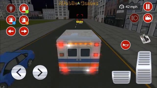 US Ambulance Driving Simulator 2021 3D - Emergency 911 Van Rescue Driver iOS | Android Gameplay смотреть онлайн