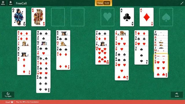 Microsoft Solitaire Collection - FreeCell - February 18 2018 смотреть онлайн