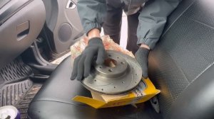 ТОРМОЗНЫЕ ДИСКИ С ПЕРФОРАЦИЕЙ на ГРАНТУ FL/СТАВИМ ХОРОШИЕ КОЛОДКИ