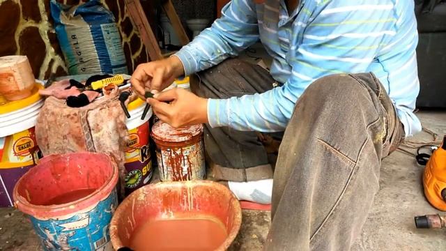 PAINTING WINDOWS using ingco electric spray gun смотреть онлайн
