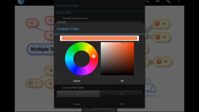 Selection of (multiple) elements - SimpleMind for iPad, iPhone and Android смотреть онлайн