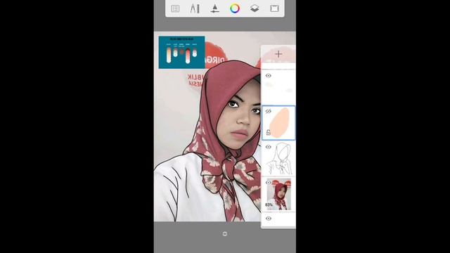 CARA menggambar di ANDROID untuk pemula secara simpel || autodesk sketchbook #tutorial смотреть онлайн