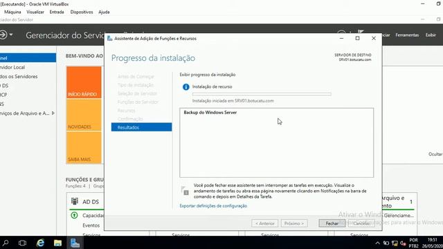 Windows Server 2016 - 17 - Backup do Windows Server - Instalação смотреть онлайн