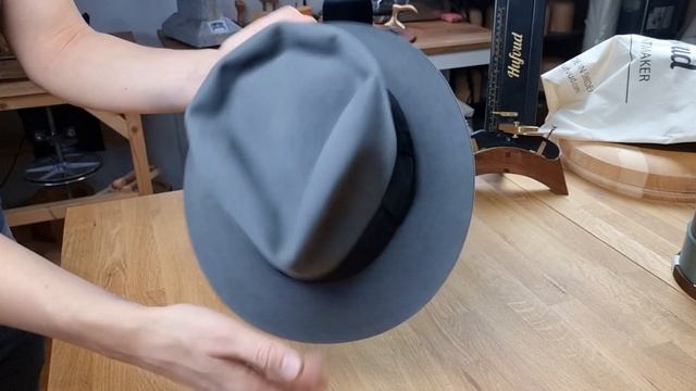 CUSTOM BOGART FEDORA | 50X BEAVER BLEND | EMERALD GRAY COLOR смотреть онлайн
