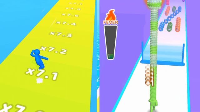 ❤️Layer Man VS Long Neck Run 🎮 Android Satisfying gameplay | смотреть онлайн