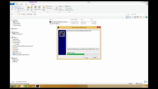 Kodi and Kodi Addon Package on Windows 8.1 TV Box смотреть онлайн