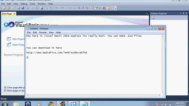 Visual Basic 2010 Express Download link смотреть онлайн