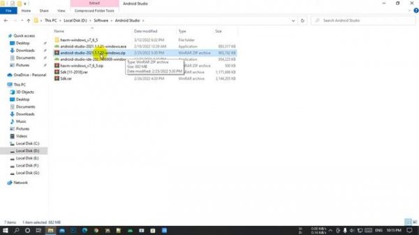 How to use the portable version of Android Studio