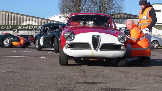 Alfa Romeo Giulietta Sprint 1957, CKL Development Track Day, Goodwood Motor Circuit смотреть онлайн