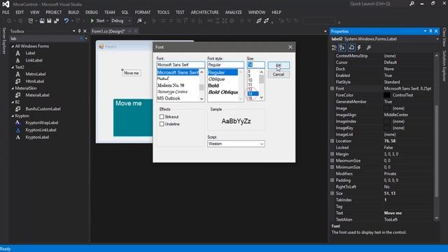 C# - How to move WinForm controls in runtime with less coding смотреть онлайн