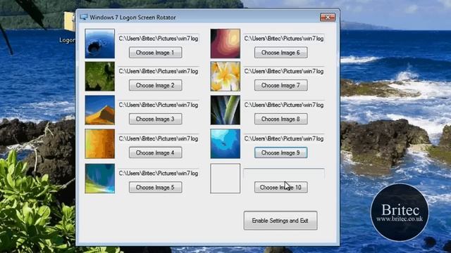 Windows 7 Logon Screen Rotator by Britec смотреть онлайн