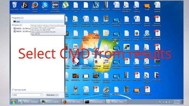 How to shutdown Personal Desktop/Laptop Computor(PC) using CMD(Command Prompt)-Windows XP,7,10 смотреть онлайн
