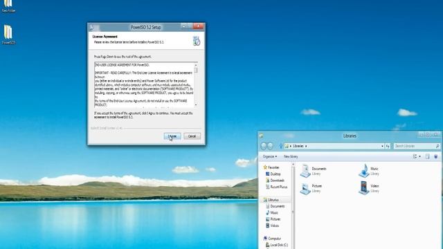 Power iso install with the AVG Tool bar смотреть онлайн