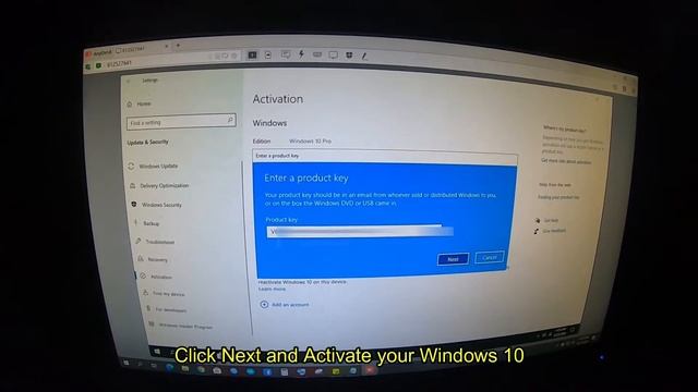 Windows 10 Tutorial - Activating your Windows with subtitle смотреть онлайн