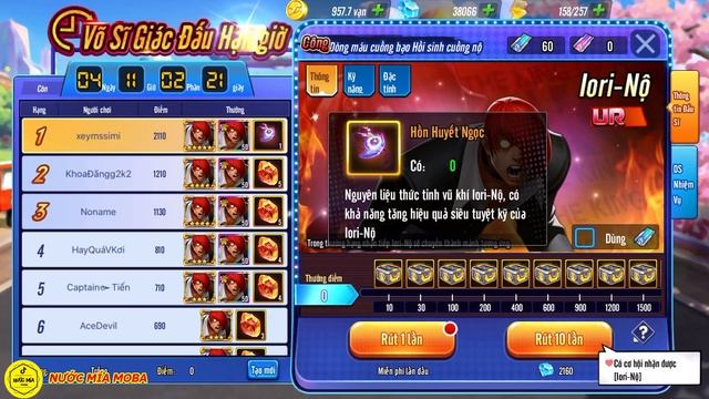 KOF AllStar Quyền Vương Chiến : Quay Mèo Chiêu Tài , Quay Vé Iori Nộ , Tiêu 10k Kim Cương HVK Mary смотреть онлайн