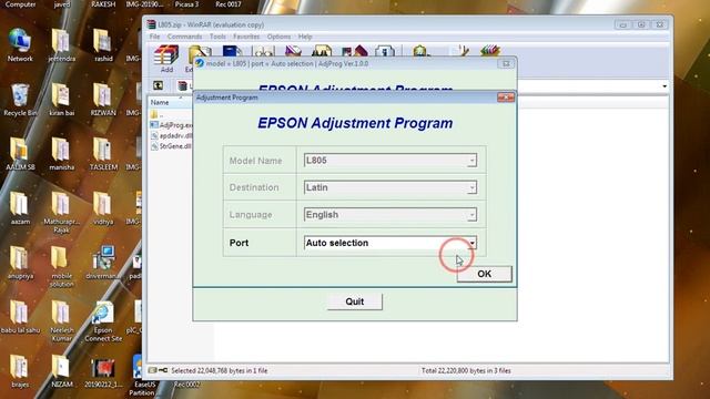 EPSON L805 Resetter || Adjustment Programe Process And Free Download Software Also смотреть онлайн