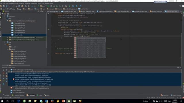 How to create Android Project by Android Studio || Android Tutorial 1 смотреть онлайн