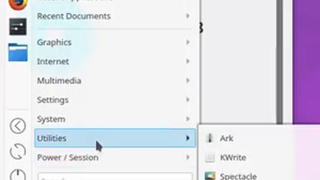 KDE Neon 5.8.5 application menu english смотреть онлайн