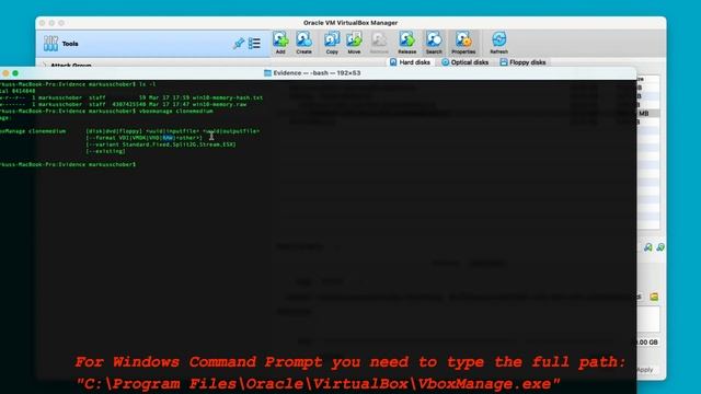Practical Windows Forensics (PWF) - Disk Acquisition with VirtualBox смотреть онлайн