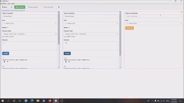 DEC50132 PW4- MQTT protocol + ESP32 смотреть онлайн