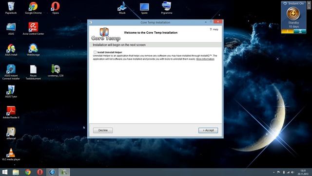 Windows 8 Prozessor Temperatur ermitteln / HD смотреть онлайн