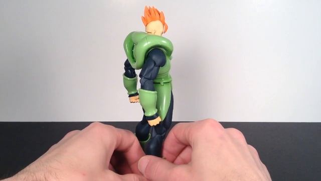Bandai Tamashii Nations Dragon Ball Z SH Figuarts ANDROID 16 Action Figure Review Toy Review смотреть онлайн