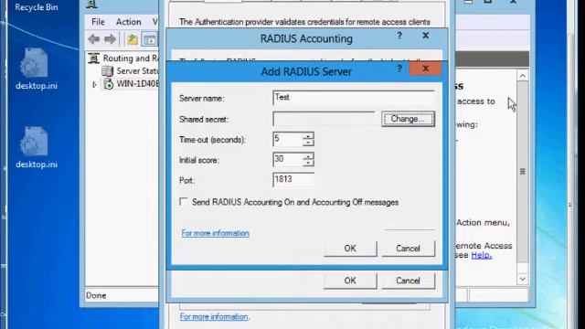 How to setup RADIUS authentication on a Microsoft Windows Server 2012 смотреть онлайн
