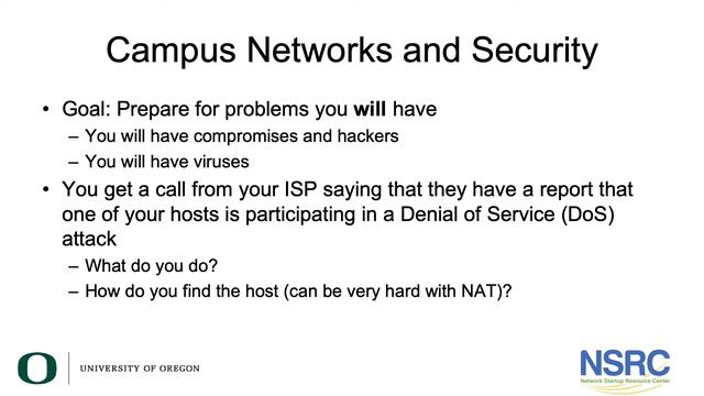 Campus Network Security: Introduction смотреть онлайн