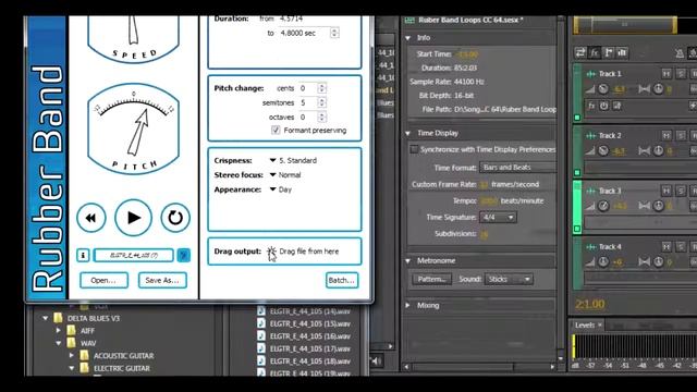 Adobe Audition CS5.5 CS6 CC Working with Loops and Samples the Easy way. Win/Mac смотреть онлайн