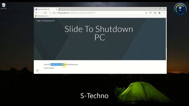 How to Add Slide to Shutdown Shortcut in Windows 10 смотреть онлайн