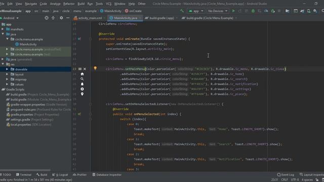 Circle Menu Animations in Android Studio | Android Studio Tutorials | UI Design | Coding Tutorials смотреть онлайн