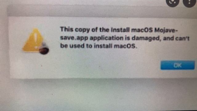 This Copy Of The Install MacOS Mojave Application Is Damaged And Can’t Be Used To Install MacOS смотреть онлайн