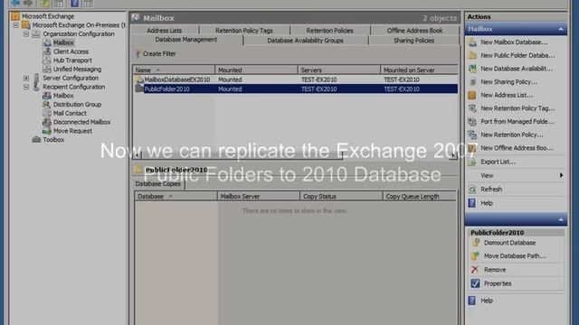 7- Transitioning to Exchange 2010 - Moving Public Folders to 2010 смотреть онлайн