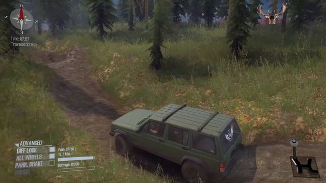 Jeep grand cherokee off road @ mudrunner смотреть онлайн